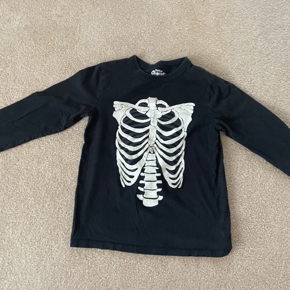 OshKosh B'gosh Other - Kids Osh Kosh Black Skeleton Long‎ Sleeve Shirt Size 8